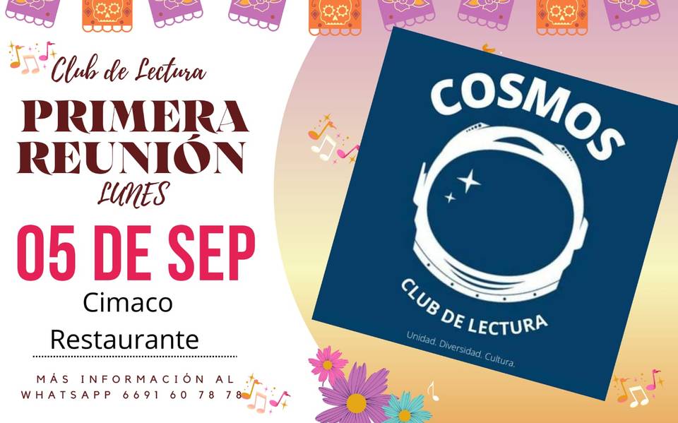 Club de Lectura Cosmos, un espacio de encuentro y diálogo - El Sol de  Mazatlán | Noticias Locales, Policiacas, sobre México, Sinaloa y el Mundo